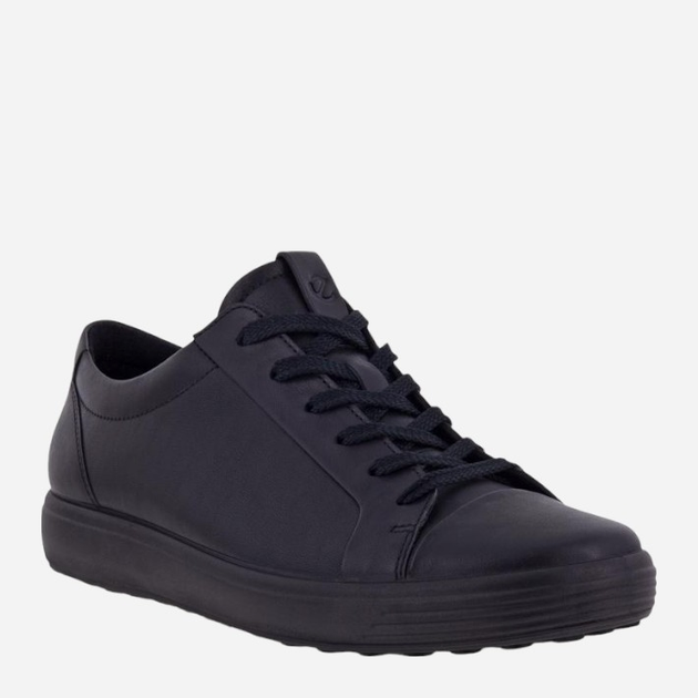 Sneakersy damskie ze skóry naturalnej ECCO Soft 7 47030351052 39 Czarne (194890165359) - obraz 3