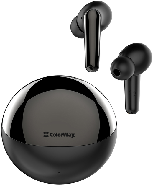 Słuchawki ColorWay TWS-3 Earbuds Black (CW-TWS3BK) - obraz 2