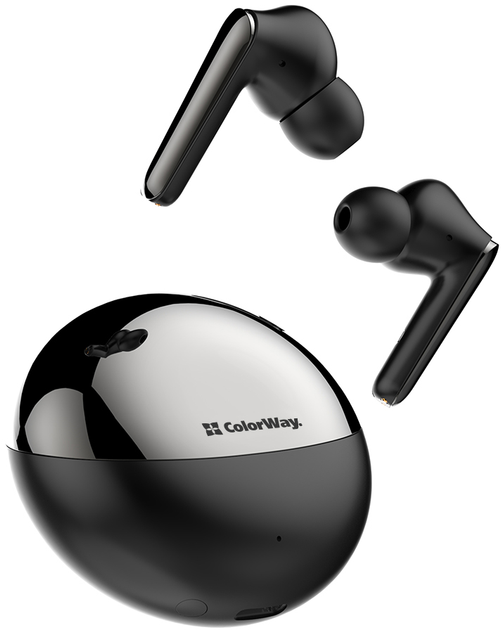 Słuchawki ColorWay TWS-3 Earbuds Black (CW-TWS3BK) - obraz 5