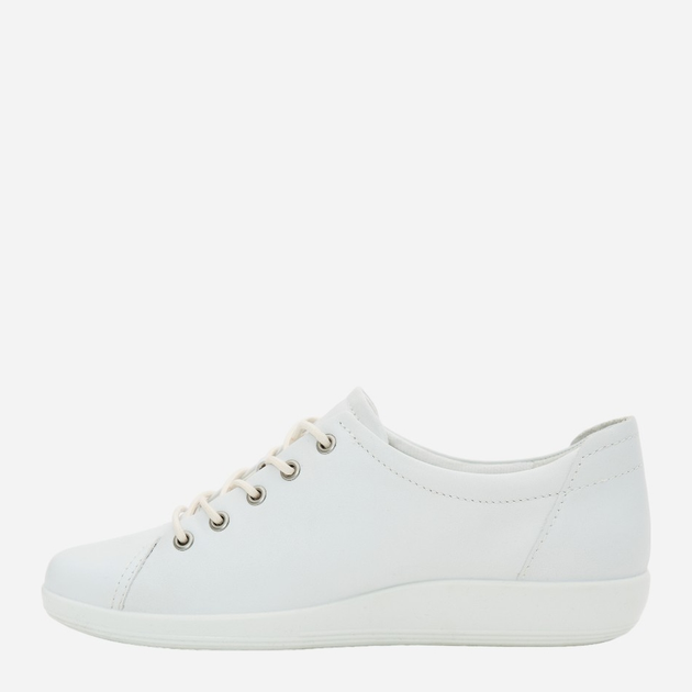 Sneakersy damskie ze skóry naturalnej ECCO Soft 2.0 20650301007 36 Białe (809702100281) - obraz 4