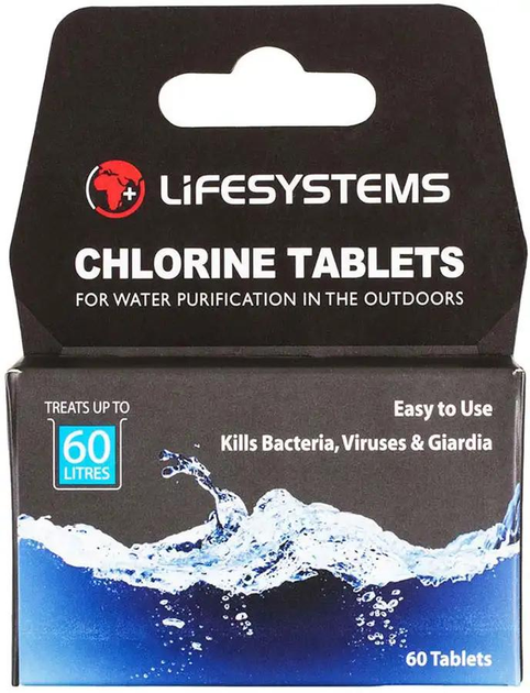 Таблетки для очищення води Lifesystems Chlorine - зображення 1