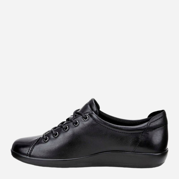 Sneakersy damskie ze skóry naturalnej ECCO Soft 2.0 20650356723 38 Czarne (737431622494) - obraz 3