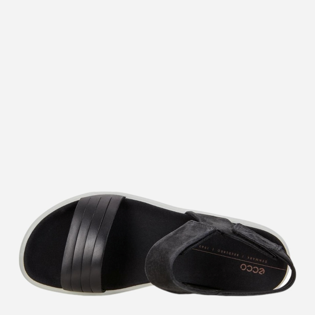 Жіночі сандалії ECCO Flowt Flat 27360351052 41 Чорні (809704992532) - зображення 5