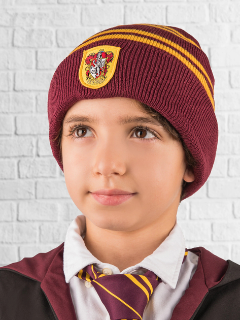 Komplet dziecięcy (czapka + rękawiczki) Distrineo Harry Potter - Kids Tactile Gloves and Gryffindor Cap Set Bordowy (4895205601178) - obraz 3
