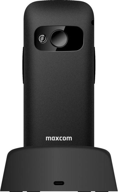 Телефон стаціонарний Maxcom MM724 Black (5908235976761) - зображення 2
