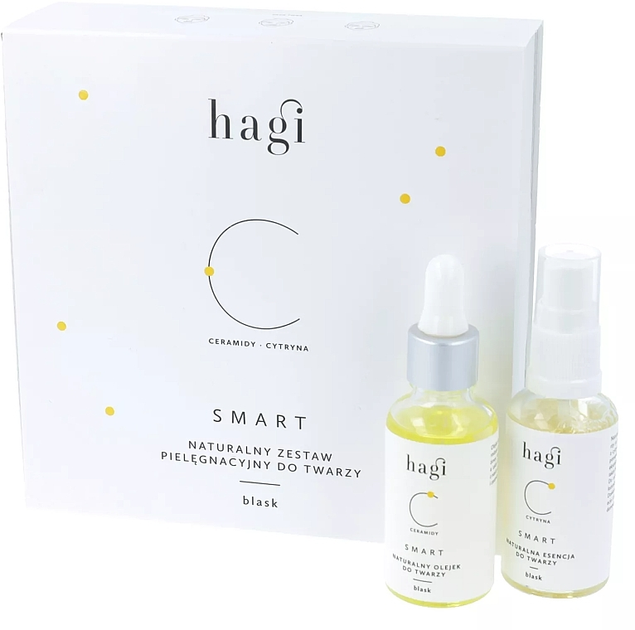 Zestaw do pielęgnacji twarzy Hagi Smart C oil + essence 2 x 30 ml (5904302000568) - obraz 2