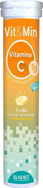 Suplement diety Eladiet Vit & Min Vitamina C 15 tabletek (8420101215486) - obraz 1