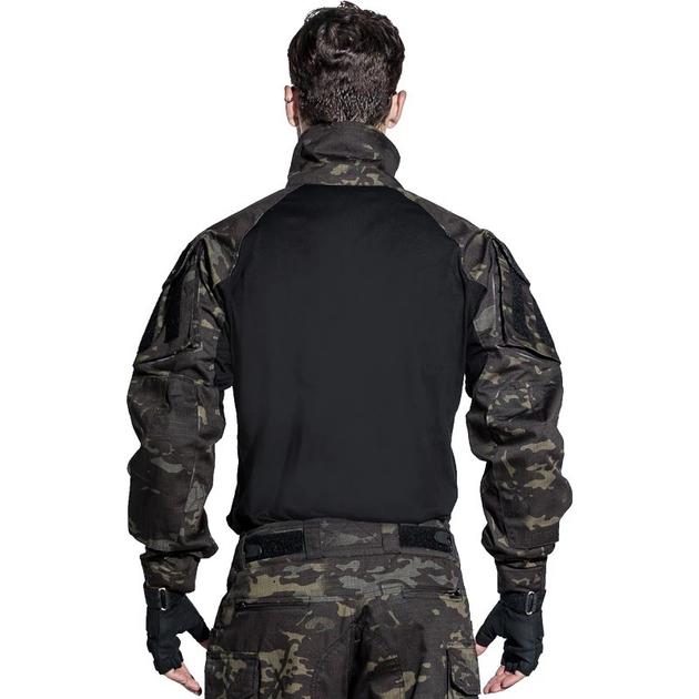 Тактична сорочка Emerson G3 Combat Shirt Camo Black - M - изображение 2