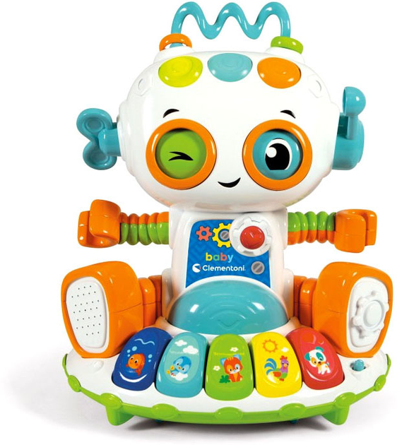Robot interaktywny Clementoni Baby z efektami świetlnymi i dźwiękowymi (w języku włoskim) (8005125173938) - obraz 3