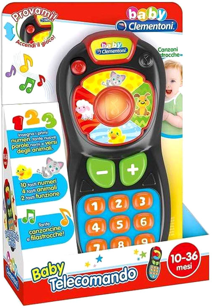 Zabawka edukacyjna Clementoni Baby Baby Remote Control (80051251715690 - obraz 1