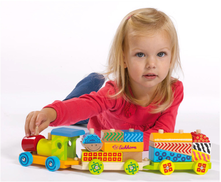 Поїзд-сортер Simba Eichhorn Colored Train 41 см (4003046022230) - зображення 3