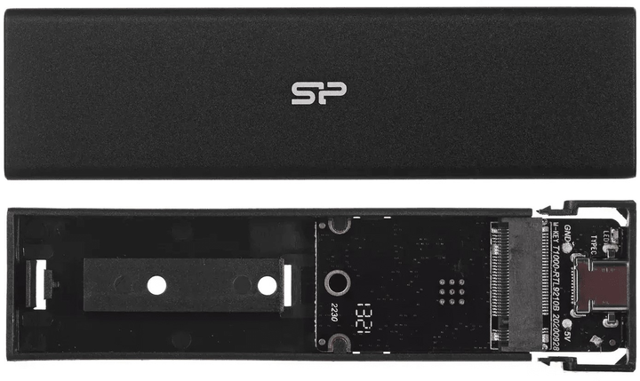 Kieszeń zewnętrzna Silicon Power Armor PD60 M.2 PCIe NVMe/SATA USB-C 3.2 gen. 2 Black (SP000HSPSDPD60CK) - obraz 5