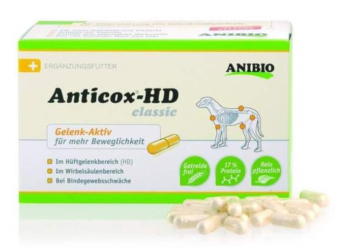 Вітамінна добавка для собак і котів Anibio Anticox HD classic powder (4025332772018) - зображення 1