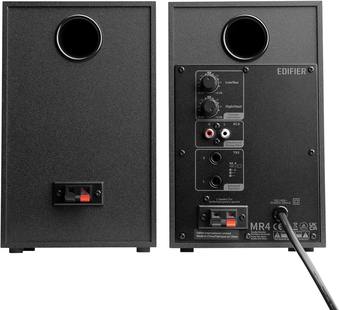 Студійні монітори Edifier 42W MR4 Black - зображення 5