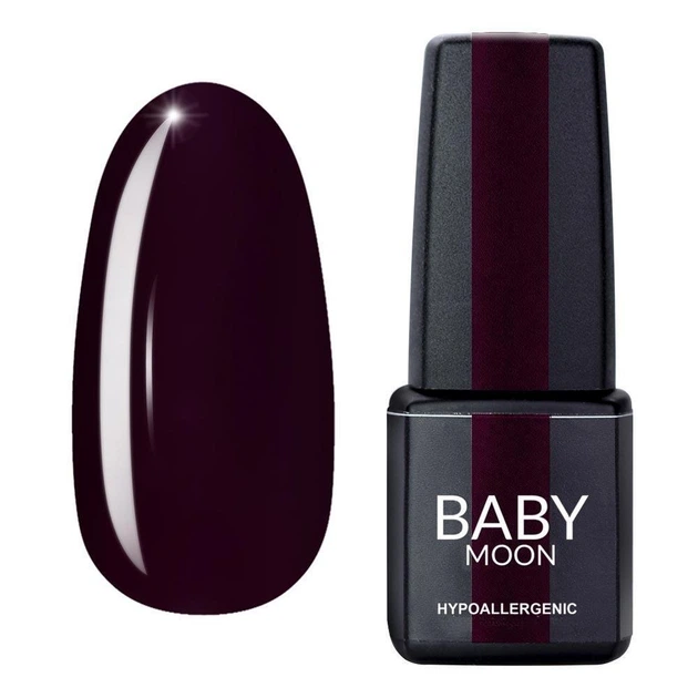 Гель-лак Baby Moon Burgundy №10, 6 мл - Фото 1 Гель-лак Baby Moon Burgundy №10, 6 мл - зображення 1