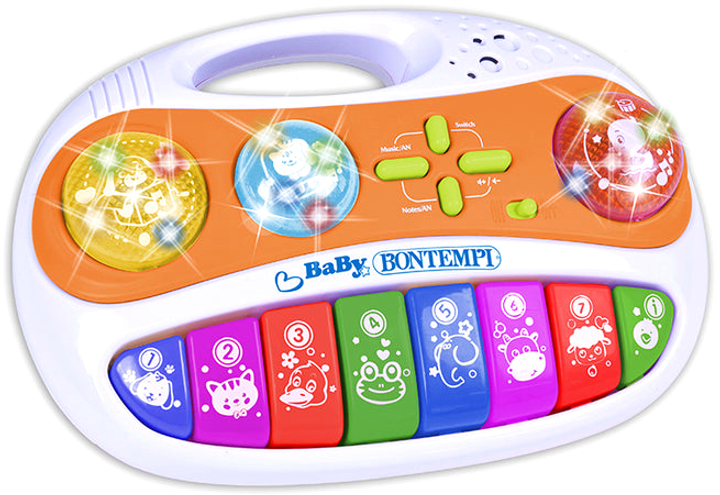 Syntezator funkcjonalny Bontempi Baby 8-key Keyboard (0047663338743) - obraz 1