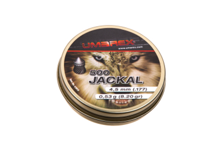 Пульки Umarex Jackal Pellets 0,53 гр. кал.4.5(.177) 500шт. - зображення 1