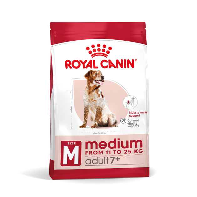 Корм для дорослих собак ROYAL CANIN Роял канін MEDIUM ADULT 7+ 4 кг. - Фото 1 Корм для дорослих собак ROYAL CANIN Роял канін MEDIUM ADULT 7+ 4 кг. - изображение 1