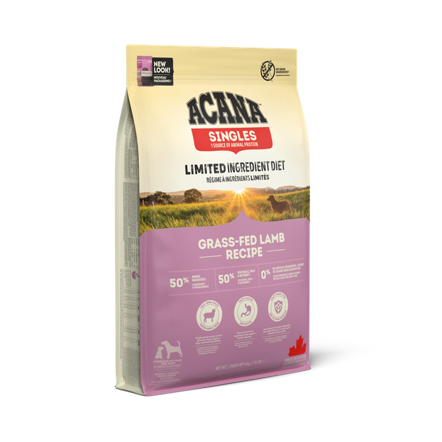Сухий корм для собак усіх порід на всіх стадіях життя ACANA GRASS-FED LAMB з чутливим травленням, з ягням, 6 кг - изображение 2