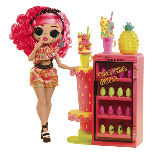 Лялька Mga L.O.L Surprise! Omg Sweet Nails Pinky Pops Фруктовий магазин (6418859049752) - зображення 1