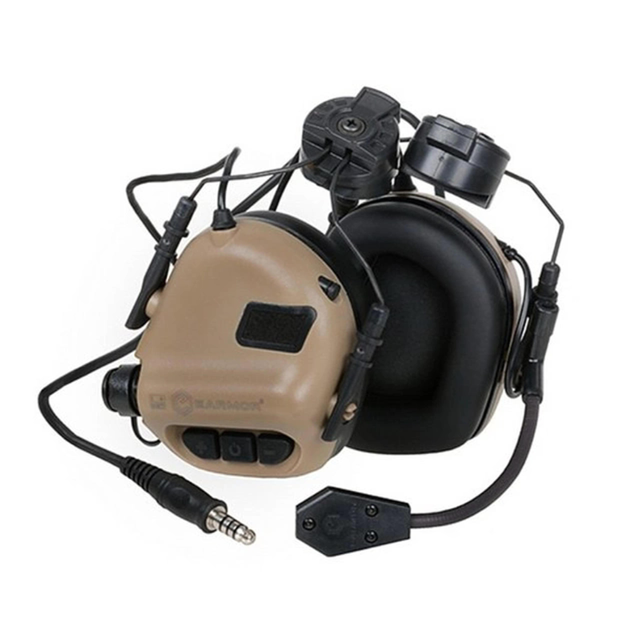 Активні захисні навушники Earmor M32H MOD3 (CB) Coyote Brown - изображение 1