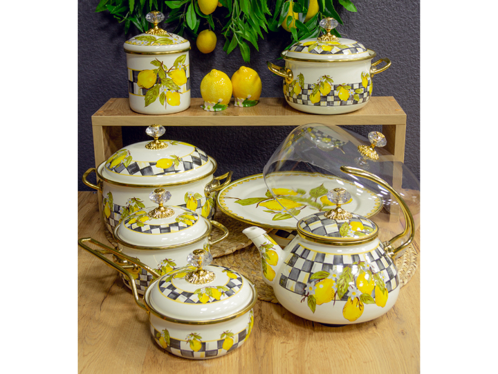 Банка для сыпучих продуктов "SICILY" Elmani с крышкой, 1,25 л, 12х12 см - изображение 9