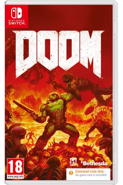 Gra Nintendo Switch Doom (Klucz elektroniczny) (5055856430490) - obraz 1