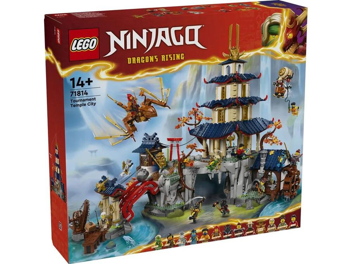 Конструктор LEGO NINJAGO Tournament Temple City (71814) 3489 Деталей ...