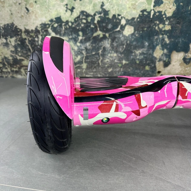 Гироборд SMART BALANCE U10 Turbo 2024 Розовый камуфляж с самобалансом + APP | с LED – подсветкой колес - Фото 12 Гироборд SMART BALANCE U10 Turbo 2024 Розовый камуфляж с самобалансом + APP | с LED – подсветкой колес - изображение 12