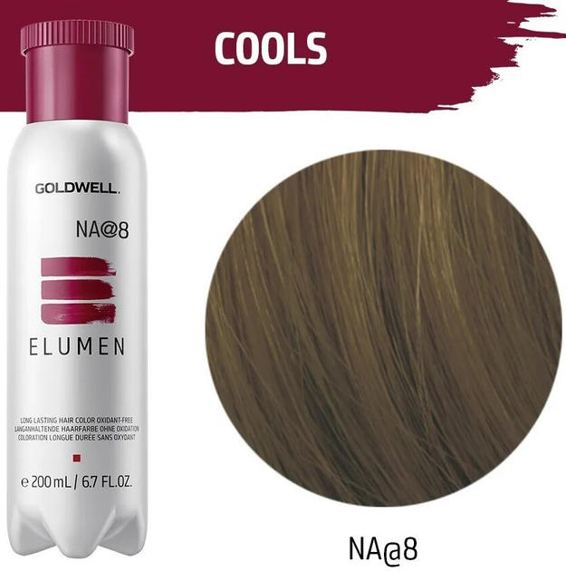 Фарба для волосся Goldwell Elumen Long Lasting Hair Color Oxidant Free NA.8 200 мл (4021609108252) - зображення 2