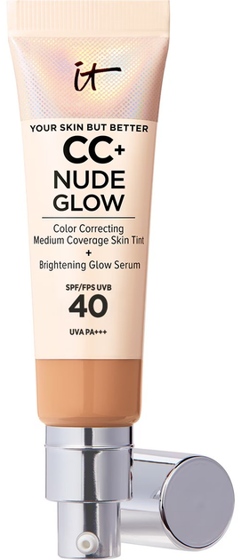 СС-крем It Cosmetics Nude Glow Your Skin But Better Neutral Tan SPF 40 32 мл (3605972653604) - зображення 1