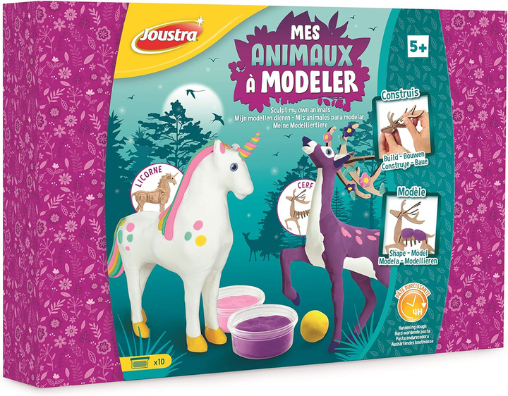 Набір для творчості Joustra Model Your Animals Fairytale Animals Unicorn and Deer (3028760475033) - зображення 1