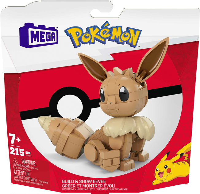 Конструктор Mega Evee Medium Pokemon 215 деталей (0194735026609) - зображення 5