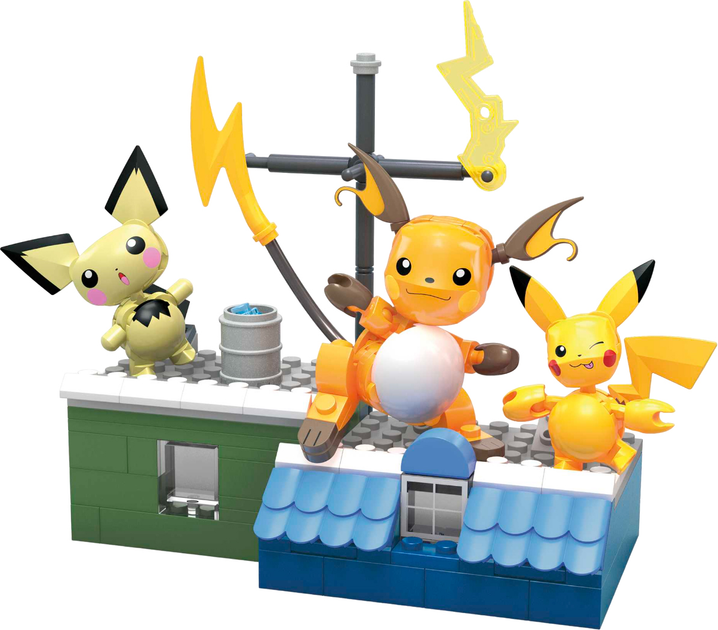 Klocki konstrukcyjne Mega Pokemon Evolution of Pikachu 159 elementów (0194735107896) - obraz 5