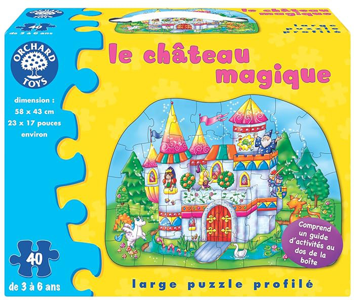 Puzzle Orchard Toys Magical Castle 58 x 43 cm 40 elementów (5011863300638) - obraz 1