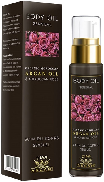 Олія для тіла Diar Argan Body Oil Sensual 50 мл (6111250691208) - зображення 1