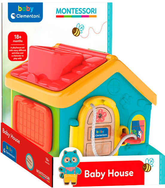 Domek do zabawy Clementoni Baby Montessori Baby House (8005125178575) - obraz 1