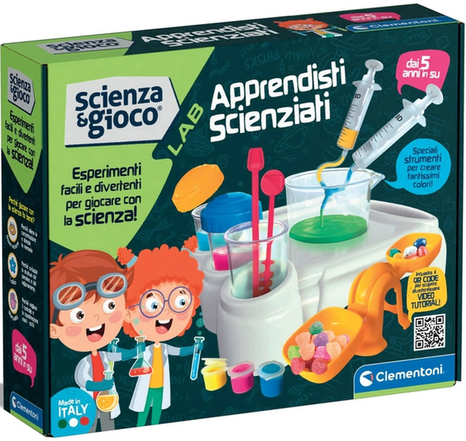 Набір для наукових експериментів Clementoni Science & Play Apprentice Scientists (8005125193622) - зображення 1