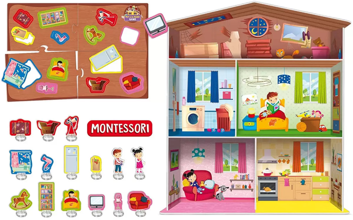 Dom do zabawy Lisciani Montessori Maxi My House (8008324095162) - obraz 2