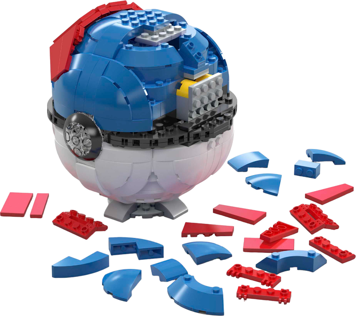 Klocki konstrukcyjne Mega Pokemon Duży GreatBall 299 elementów (0194735133314) - obraz 3