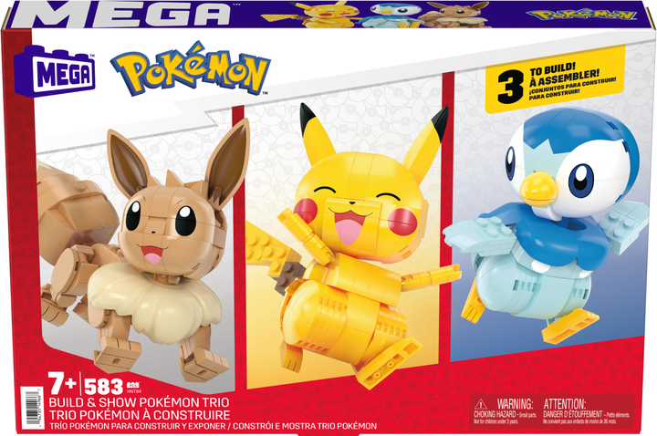 Zestaw klocków Mega Pokemon Trio Pokemonów 588 części (0194735149667) - obraz 7