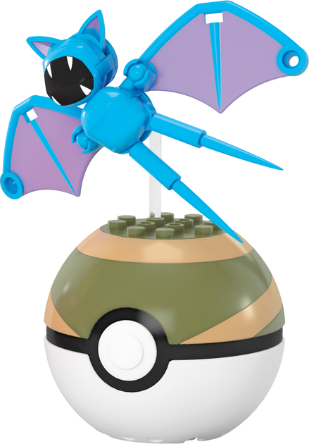 Конструктор Mega Pokemon Покебол Пікачу та Зубат 40 деталей (0194735235735) - зображення 3