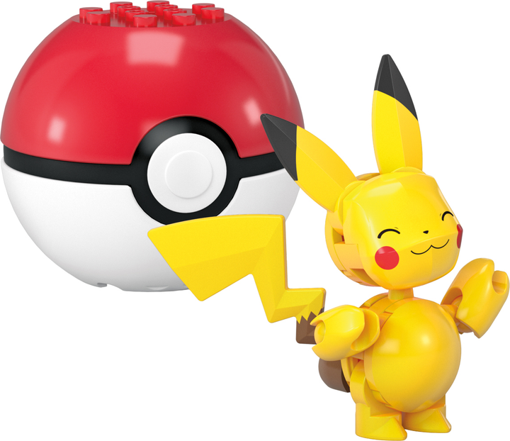 Конструктор Mega Pokemon Покебол Пікачу та Зубат 40 деталей (0194735235735) - зображення 4