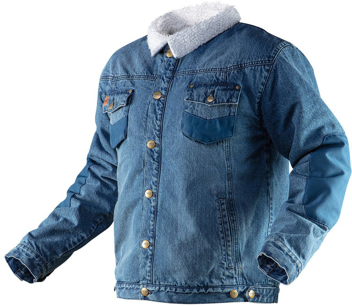 Kurtka robocza NEO Tools Denim 81-557 3XL Niebieska (5907558439618) - obraz 1