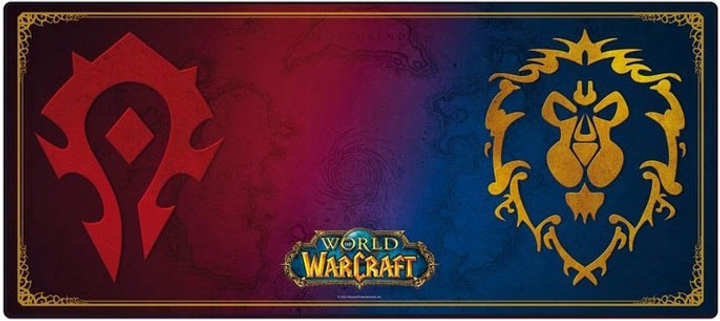 Podkładka gamingowa AbyStyle World Of Warcraft Azeroth XXL Control+Speed (3665361108122) - obraz 1