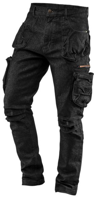 Штани робочі NEO Tools Denim 81-233 2XL Чорні (5907558467758) - зображення 1