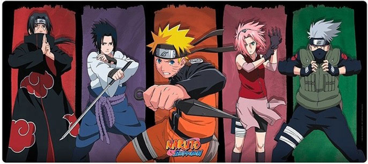 Игровая поверхность AbyStyle Naruto Shippuden XXL Control+Speed (3665361083245) - изображение 1
