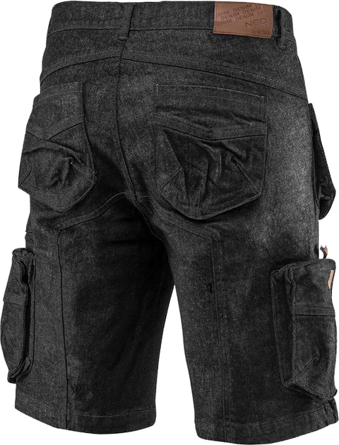 Krotkie spodenki robocze NEO Tools Denim 81-273 3XL Czarne (5907558467833) - obraz 2