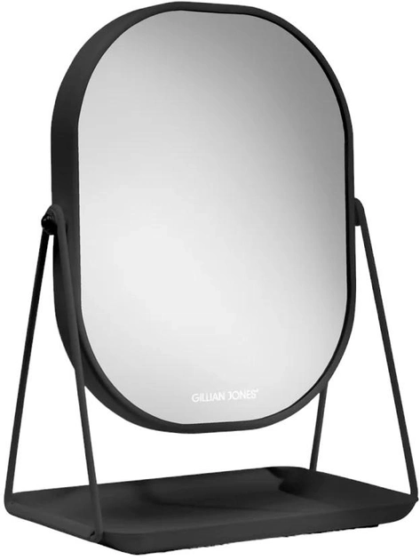 Lusterko kosmetyczne Gillian Jones Table Mirror With Tray Black (5713982011456) - obraz 2