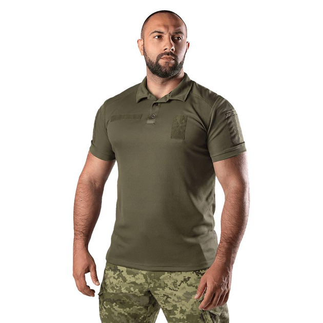 Тактическое летнее CamoTec поло Army Id Olive олива L - изображение 1